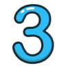 1553079_blue_number_numbers_study_three_icon